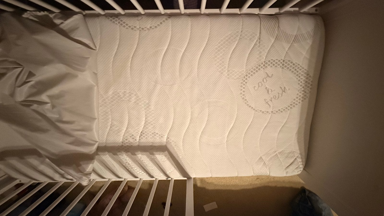 PEUTERBED 140X70 WIT, Kinderen en Baby's, Kinderkamer | Bedden, Ophalen, Gebruikt, 70 tot 85 cm, 140 tot 160 cm