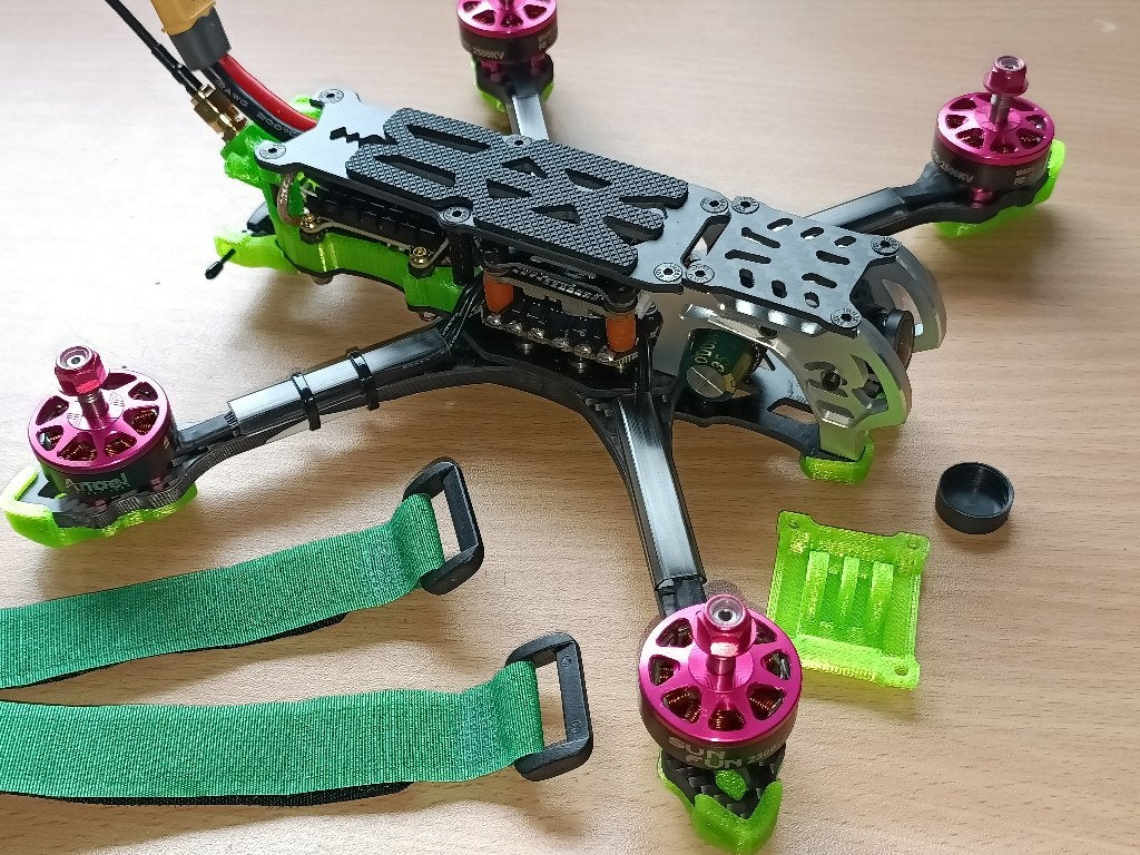 Race/freestyle drone Mark5C 5 inch analoog (nieuw), Elektro, RTF (Ready to Fly), Quadcopter of Multicopter, Nieuw