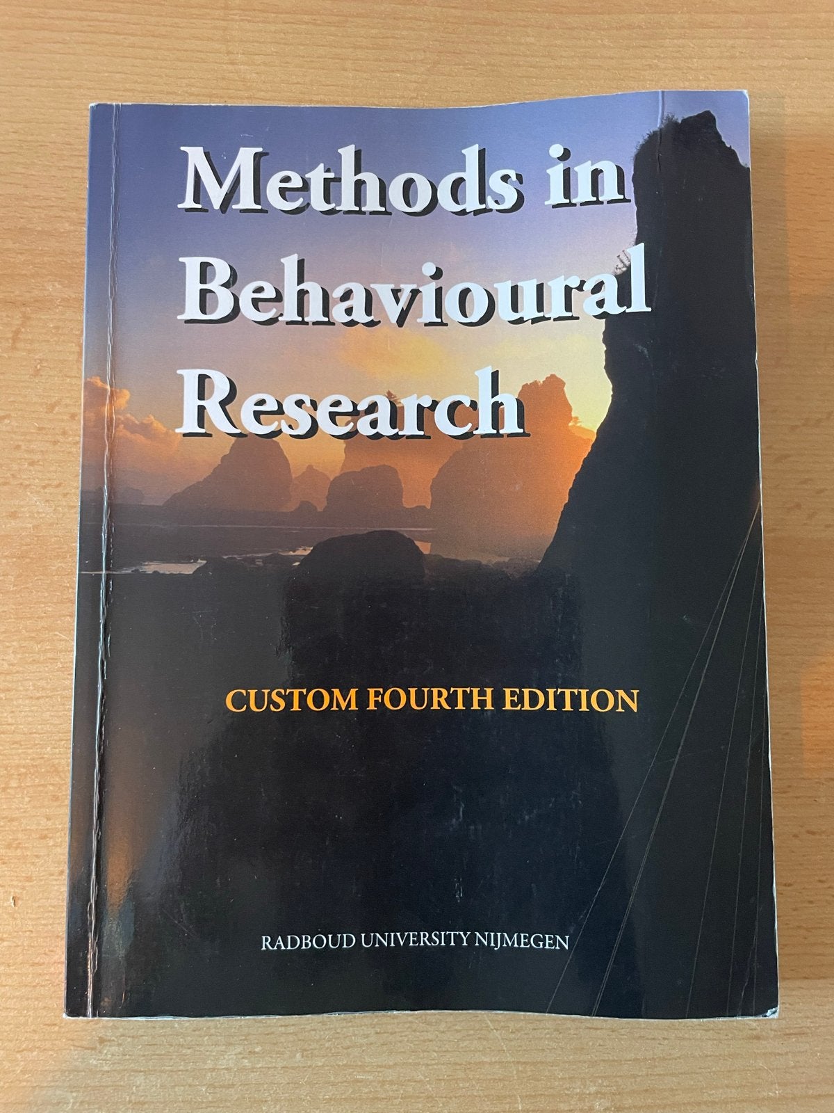 Methods in Behavioural Research - Custom Fourth Edition, Ophalen of Verzenden, Gamma, Gelezen, WO