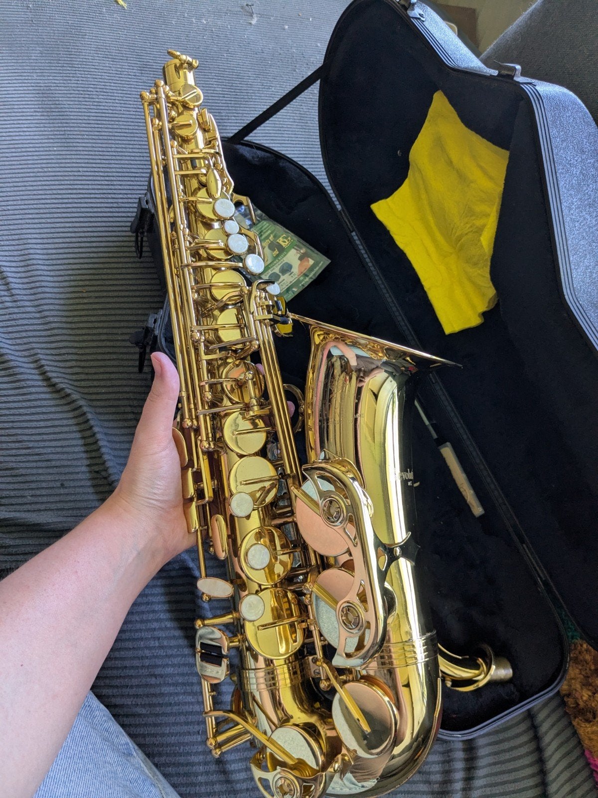 Trevor James The Horn Alt Saxofoon Revolution MK II zgn, Ophalen, Zo goed als nieuw, Alt, Met koffer