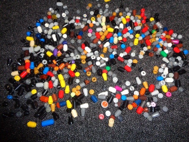 Partij M464=Lego stenen rond 1x1