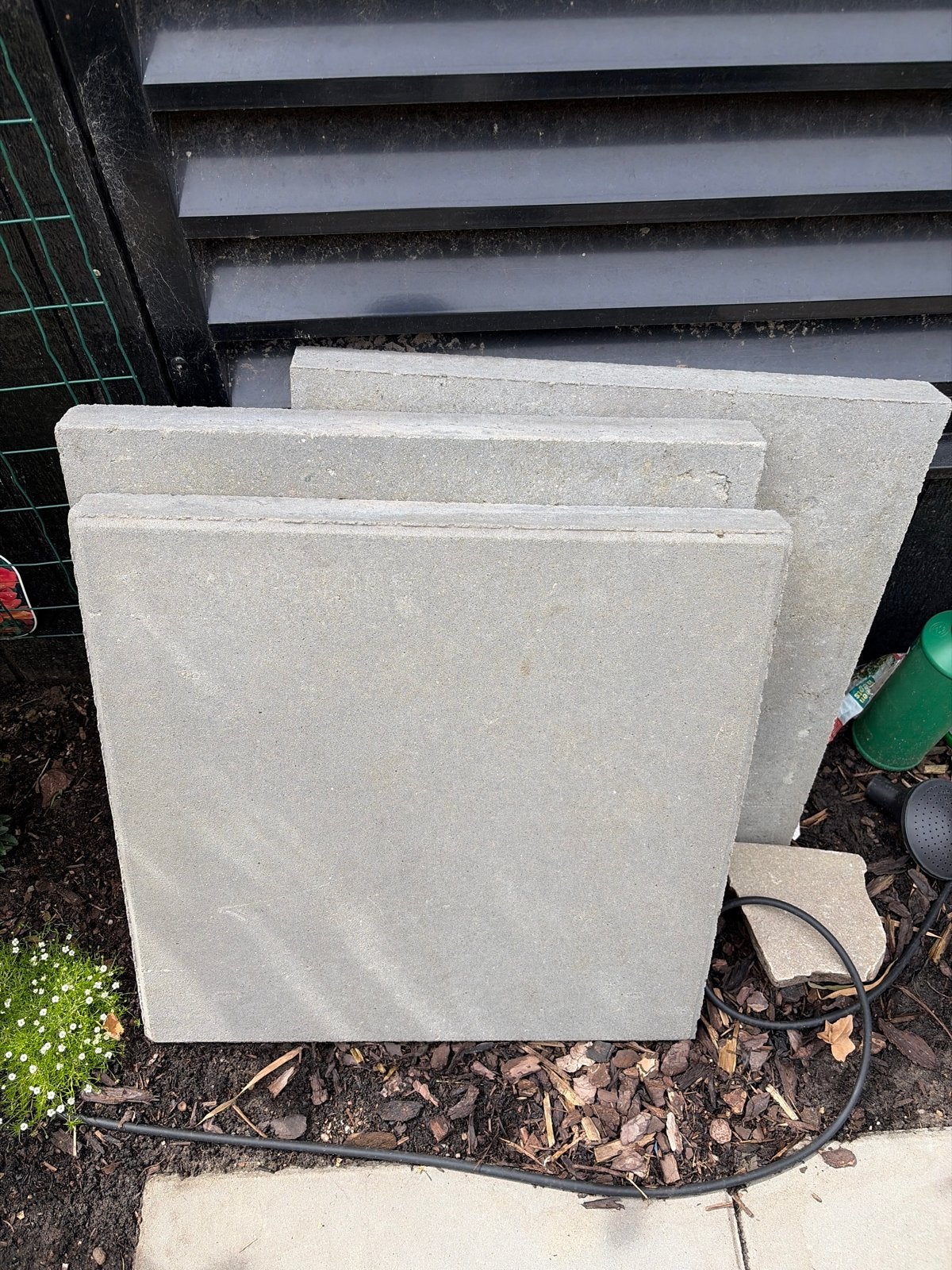 Betonnen terrastegels - Gebruikt, Tuin en Terras, Ophalen, Gebruikt, Minder dan 5 m², Beton