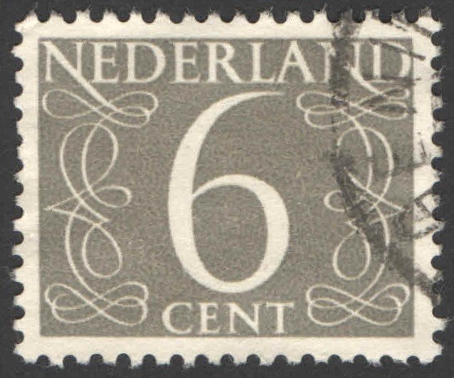 Nederland NVPH nr 466 gestempeld, Postzegels en Munten, Ophalen of Verzenden, Na 1940, Gestempeld