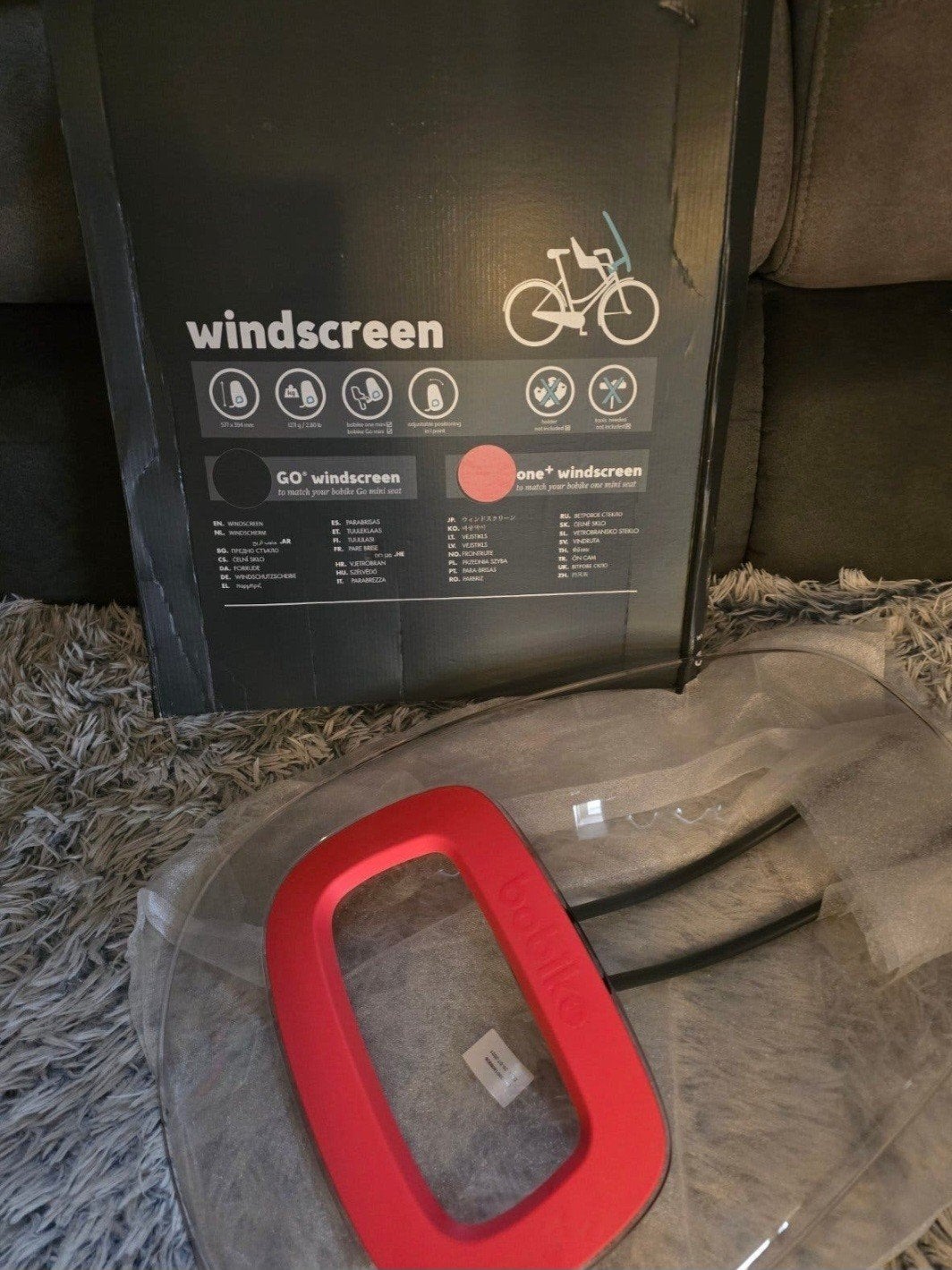 Bobike Go Windscherm Fierce Flamingo - Nieuw, Ophalen of Verzenden, Nieuw, Bobike