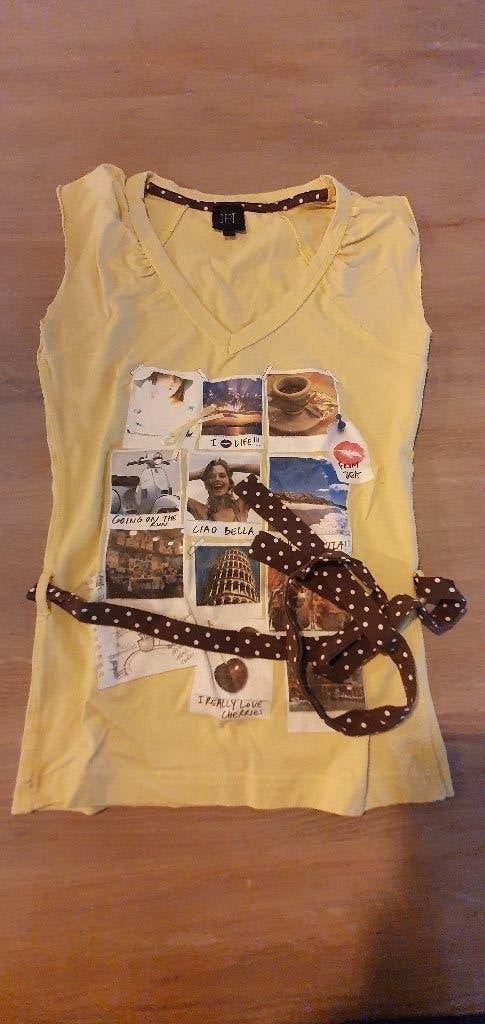 gele top van dept, maat xs, Kleding | Dames, Geel, Ophalen of Verzenden, Zo goed als nieuw, Zonder mouw
