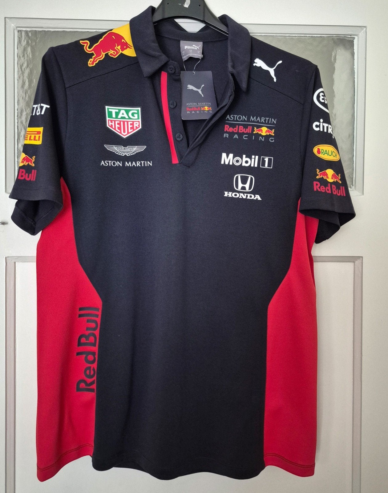 Puma Aston Martin racing polo max verstappen maat XL NIEUW, Ophalen of Verzenden, Nieuw, Maat 56/58 (XL), Blauw