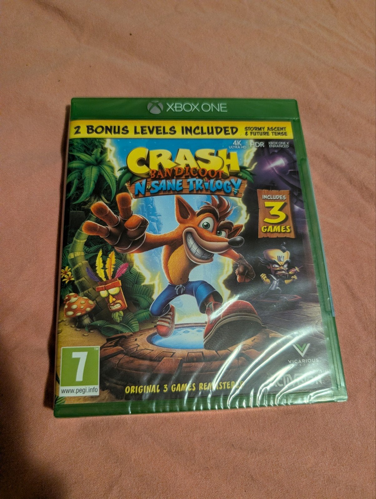 Crash Bandicoot N. Sane Trilogy - Xbox One (Nieuw), Spelcomputers en Games, Avontuur en Actie, 1 speler, Ophalen of Verzenden