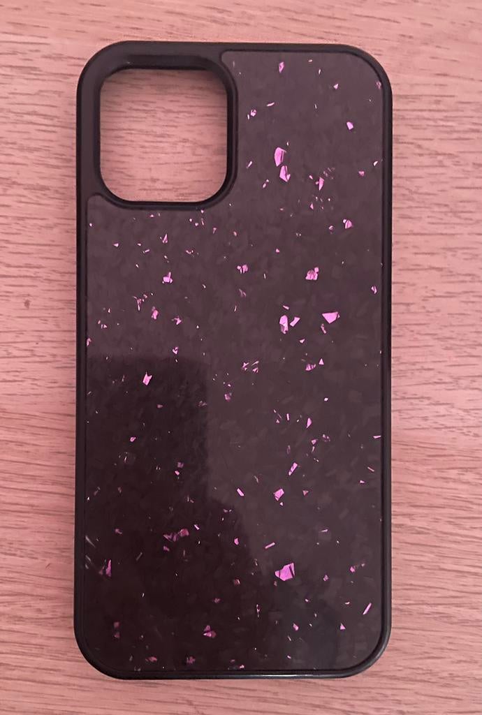 Apple iphone 12/12pro carbon fiber hoesje, Ophalen of Verzenden, Zo goed als nieuw, Overige typen, Apple iPhone