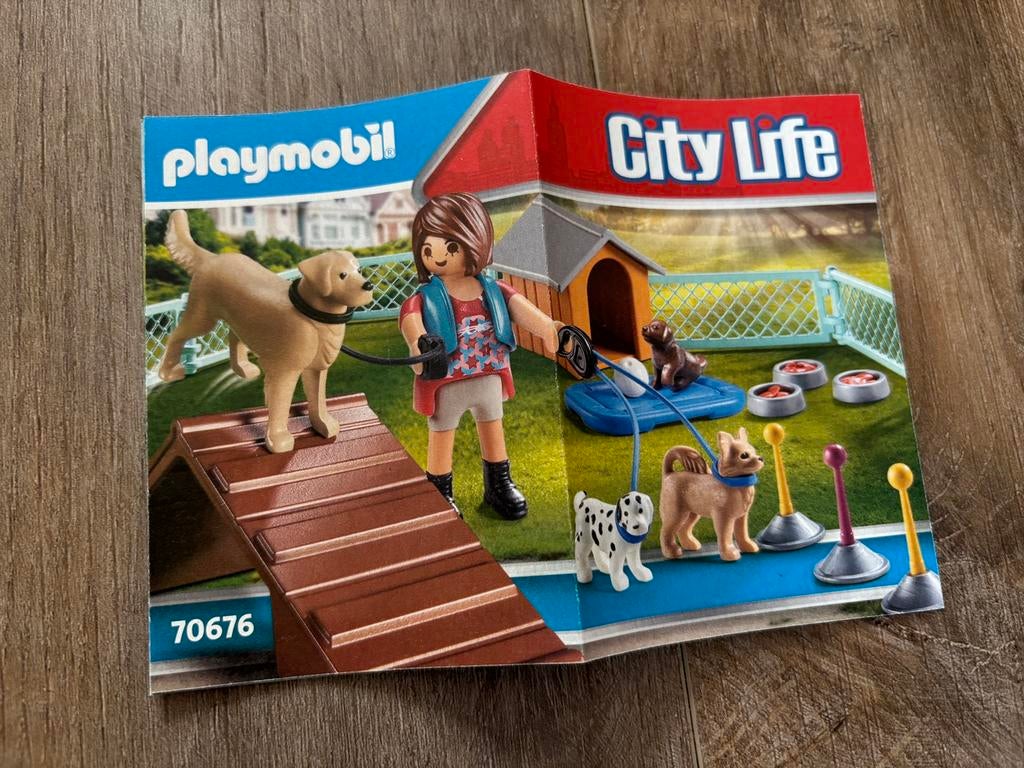 Playmobil Hondenschool Set, Ophalen of Verzenden, Zo goed als nieuw