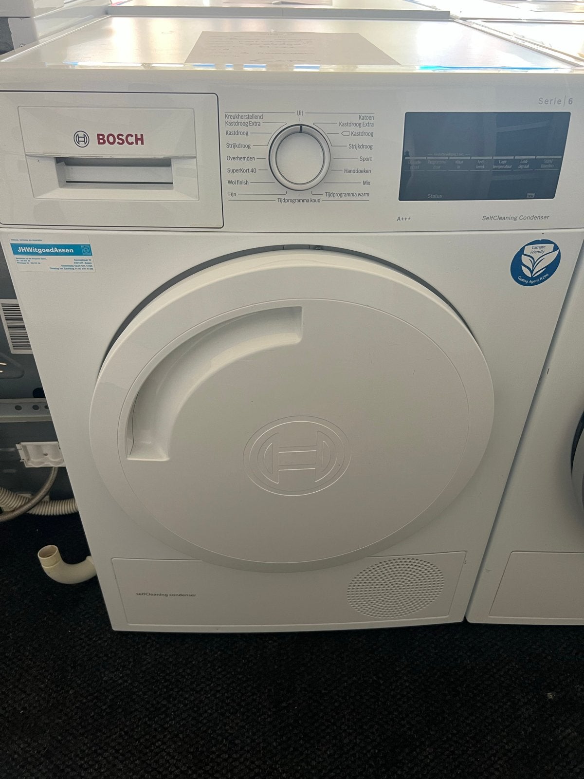 Bosch Serie 6 Warmtepompdroger A+++ - 8kg, 8 tot 10 kg, Refurbished, Ophalen of Verzenden, 85 tot 90 cm