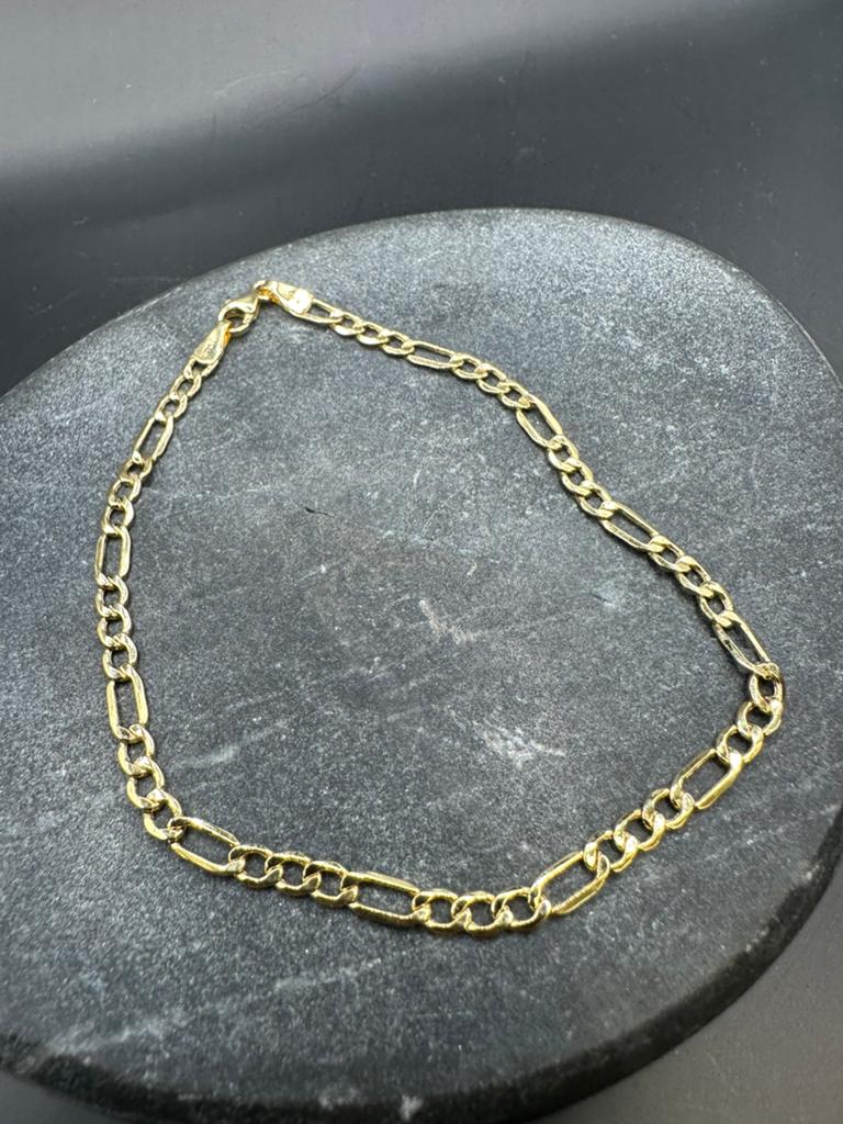 14k Gouden Figaro Armband, Ophalen of Verzenden, Nieuw, Goud