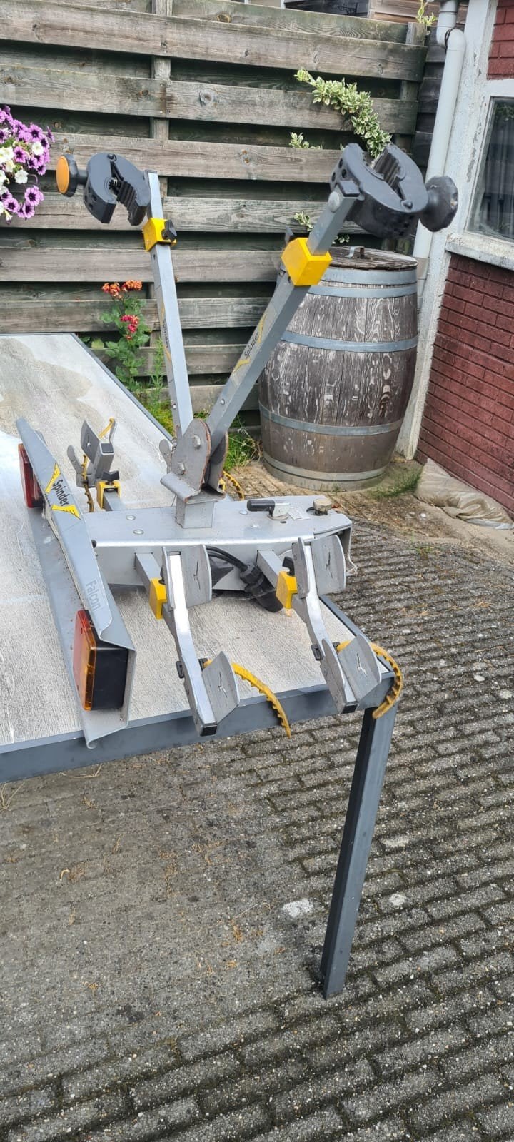 Spinder fietsendrager voor 2 fietsen, Ophalen, 2 fietsen, Gebruikt, Trekhaakdrager