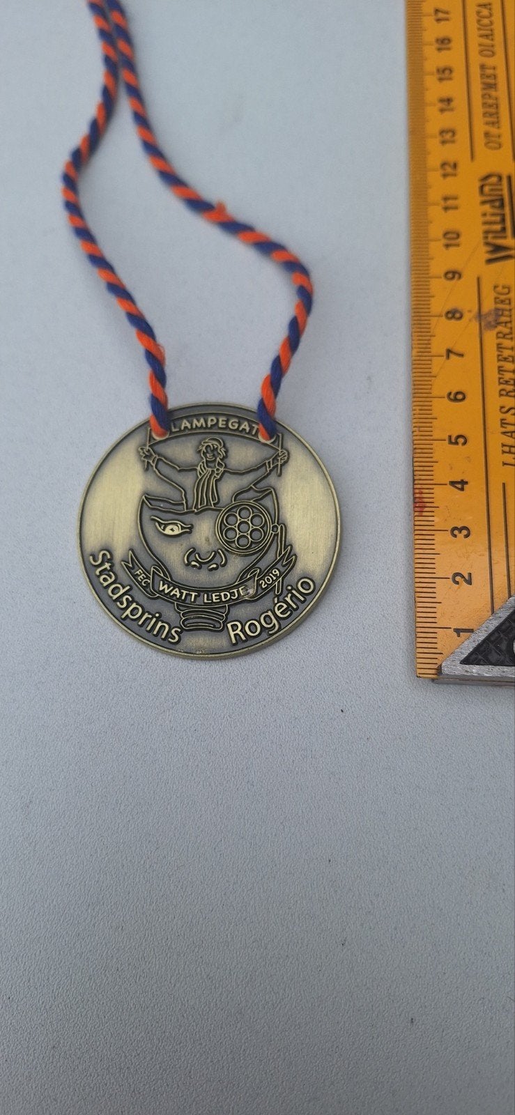 Carnavals medaille Lampegat Eindhoven 2019 (3525), Ophalen of Verzenden, Overige materialen