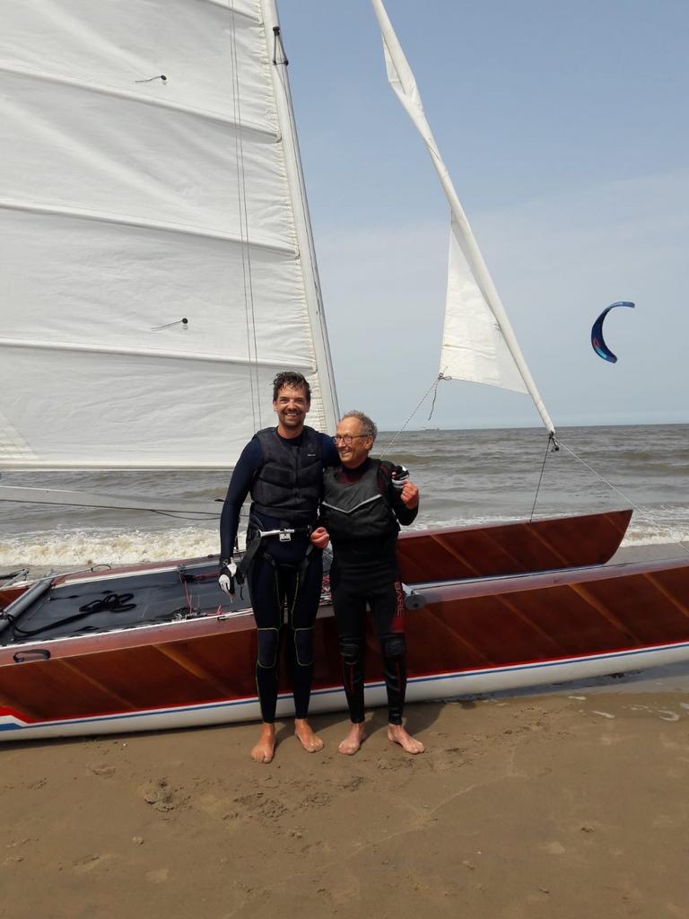 Tornado Classic Catamaran met Kanteltrailer, Watersport en Boten, Catamarans, Ophalen, Gebruikt, Geen motor, Overige modellen