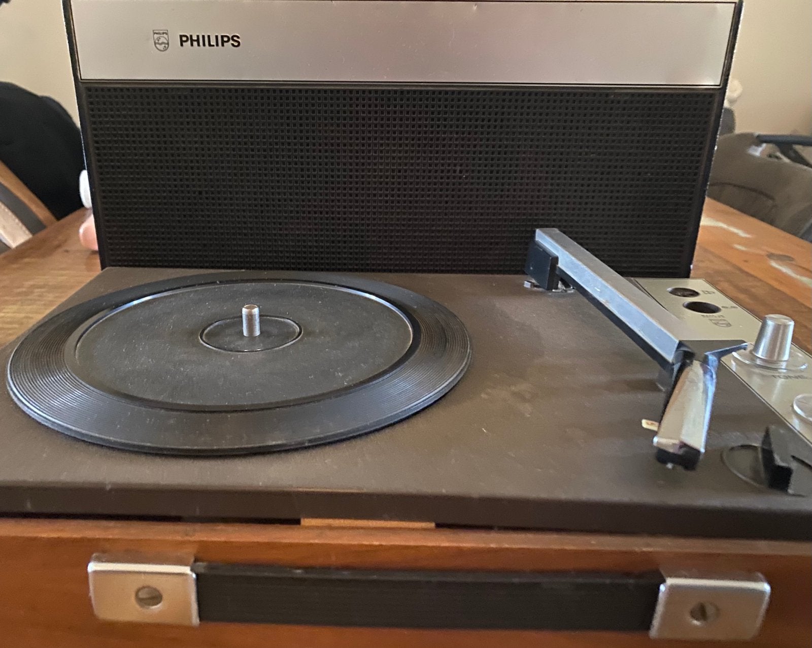Philips vintage platenspeler in zeer goede staat, Ophalen of Verzenden, Gebruikt, Platenspeler, Philips