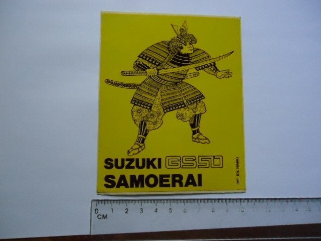 sticker oud SUZUKI BROMMER GS50 bromfiets Nimag vianen imp., Verzenden, Zo goed als nieuw, Bedrijf of Vereniging