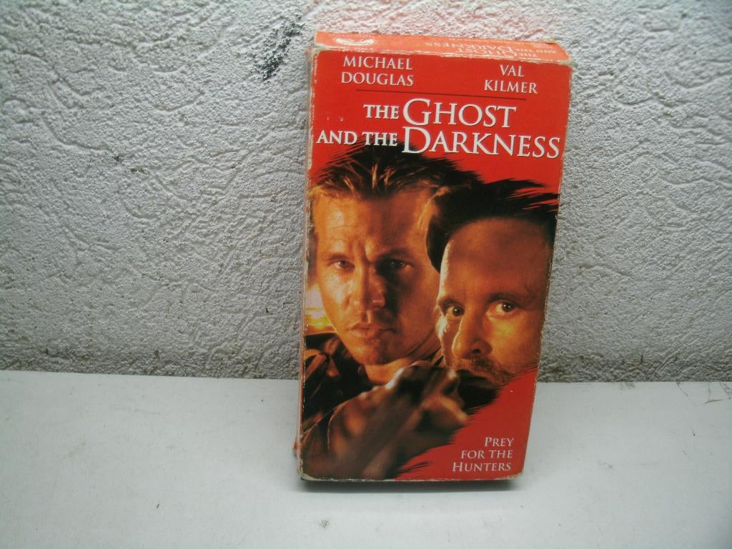 vhs 152b the ghost and the darkness, Cd's en Dvd's, Vanaf 16 jaar, Ophalen of Verzenden, Gebruikt, Horror