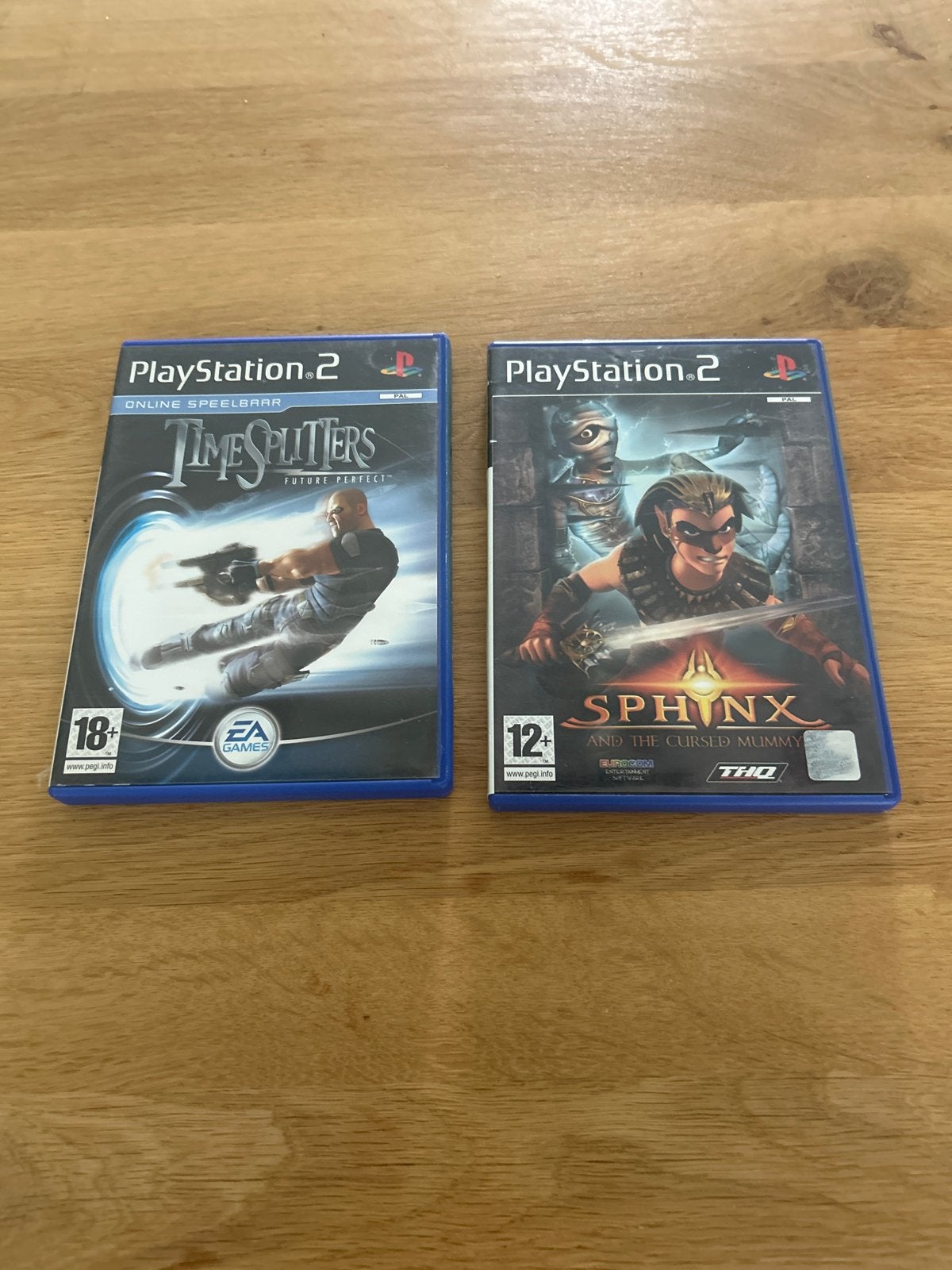 PS2 Games: TimeSplitters Future Perfect & Sphinx, Gebruikt, Vanaf 18 jaar, Shooter, 1 speler