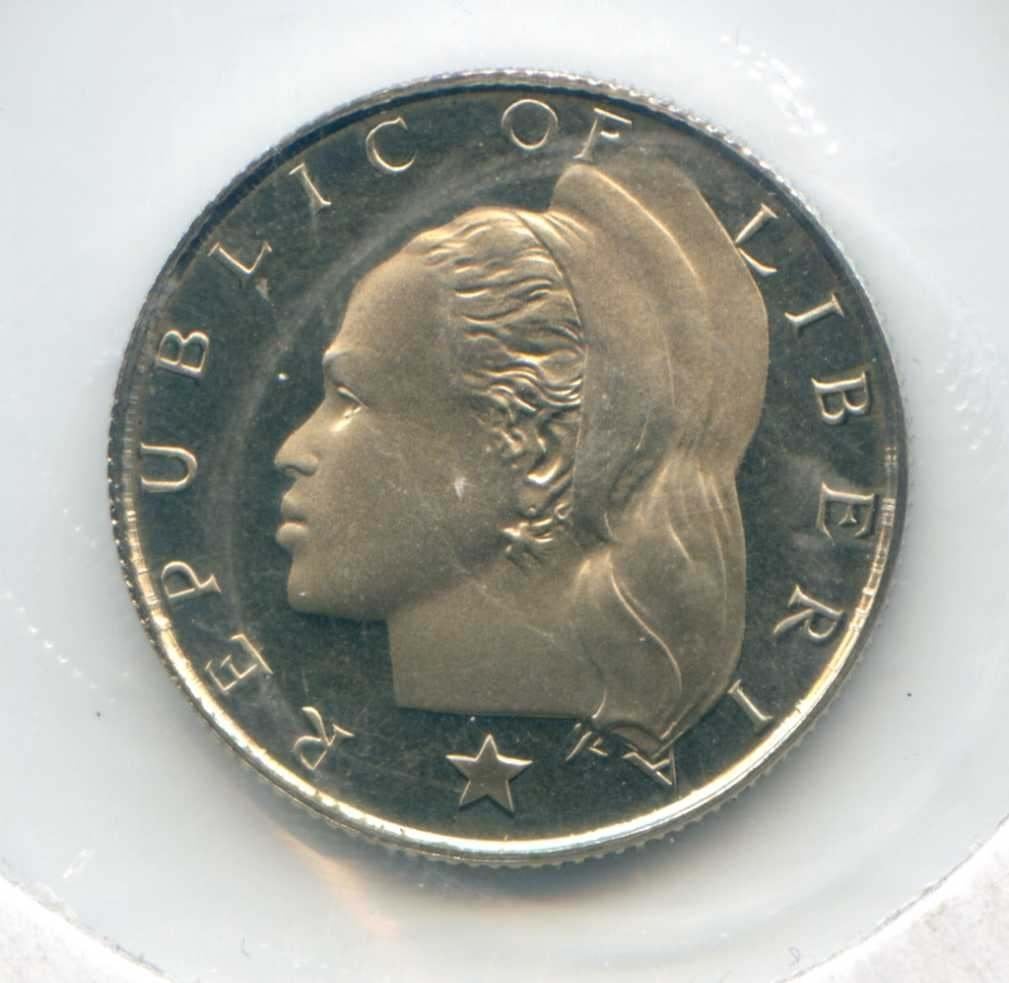 Liberia 10 Cents 1978 FM - PROOF Oplage 7.311 Zie Opmerking, Postzegels en Munten, Munten | Afrika, Verzenden, Overige landen