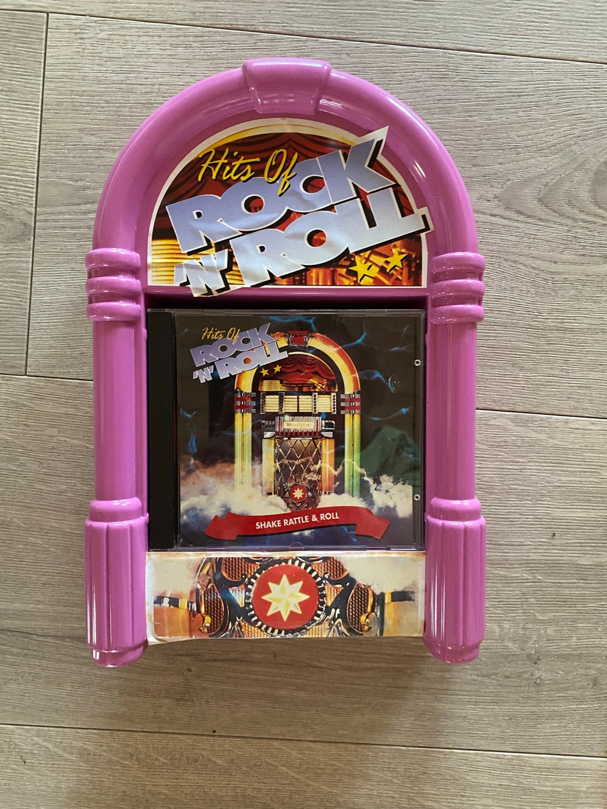 Jukebox met 5 rock and roll cd's, Verzamelen, Automaten | Jukeboxen, Ophalen, Gebruikt, 1970 tot heden, Overige merken