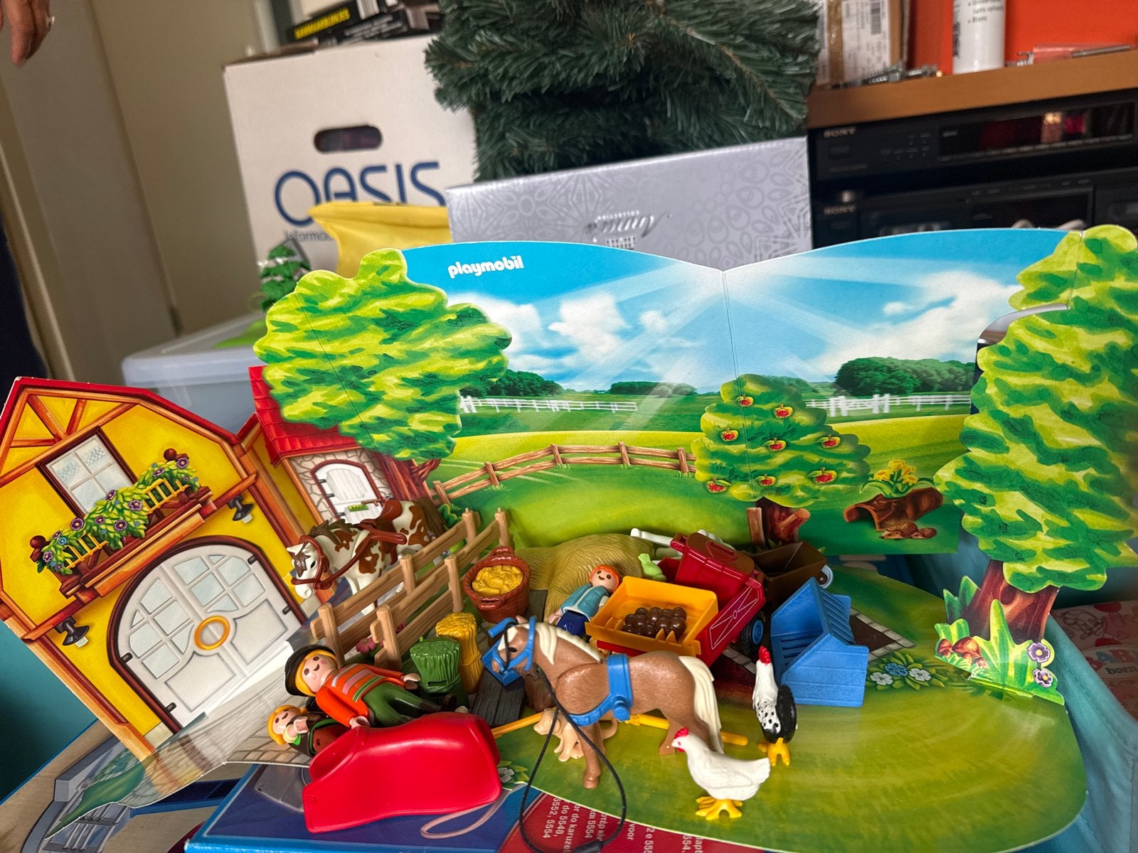 Playmobil Paardenranch 4167 - Zonder doos, Ophalen, Gebruikt, Gebouw, Complete set