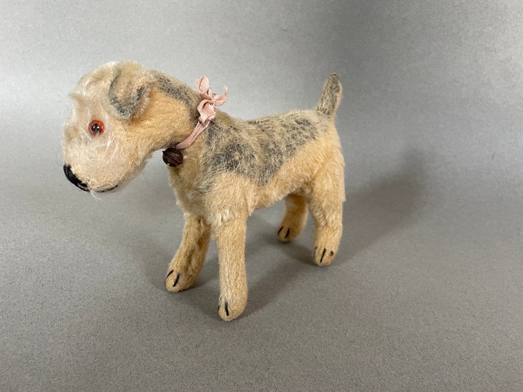 Antieke Fox Terriër 'FOXY' van de Duitse firma Steiff 40/50, Ophalen of Verzenden