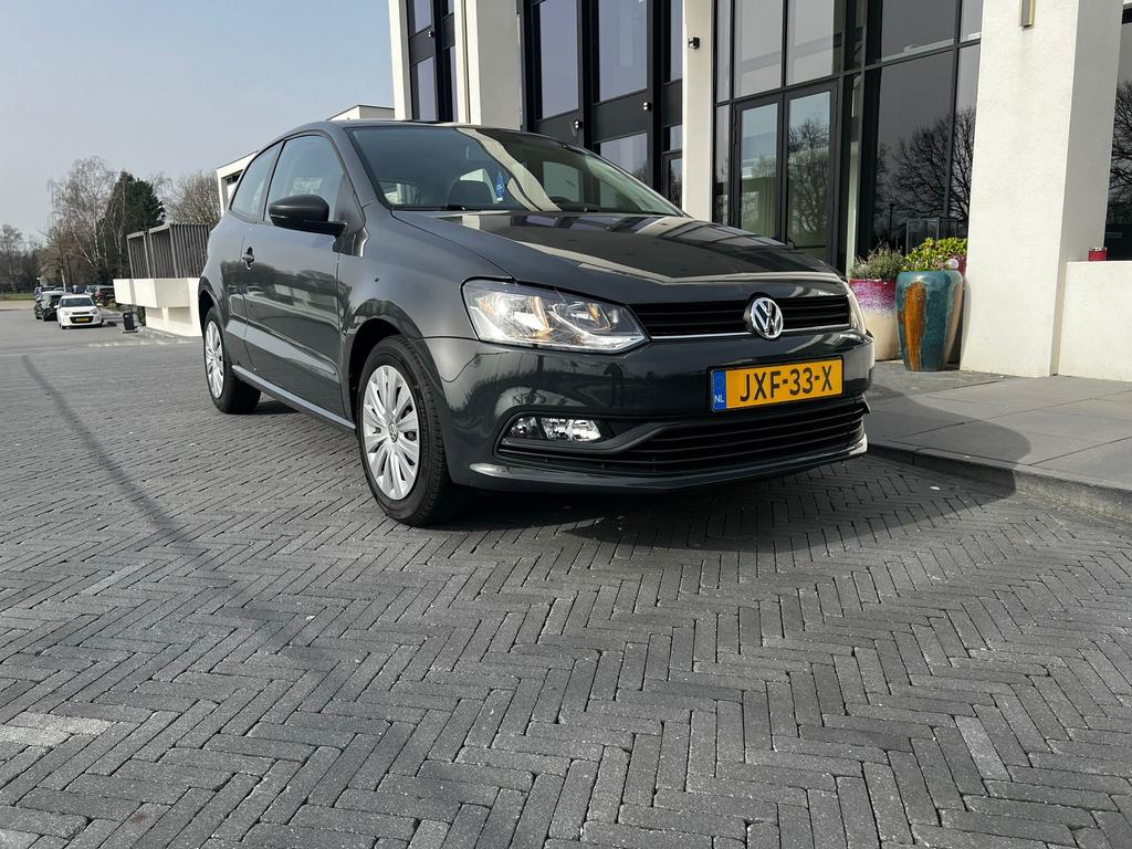 Volkswagen Polo 1.0 MPI 2016 Grijs heel zuinig, Auto's, Volkswagen, Voorwielaandrijving, Bedrijf, Handgeschakeld, 3 cilinders