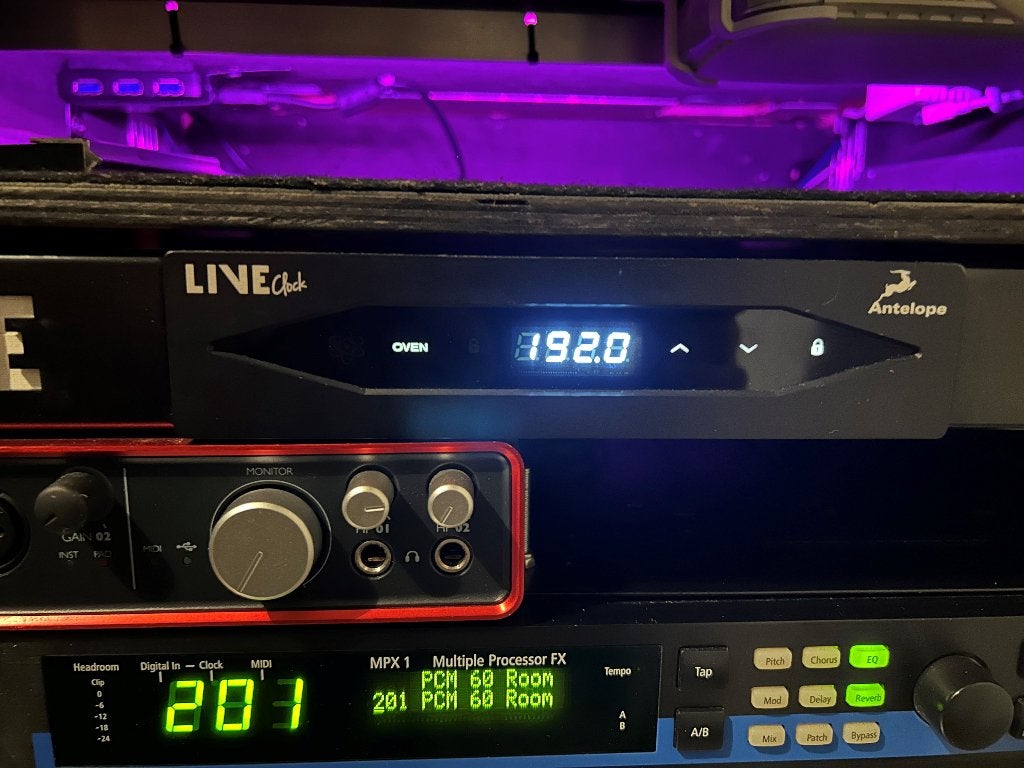 Z.g.a.n. Antelope live master clock (Live Clock), Ophalen of Verzenden, Zo goed als nieuw, Audio
