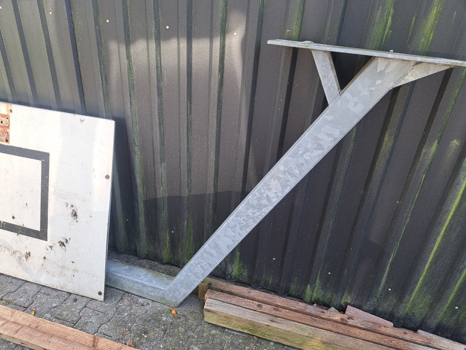 basketbalstaander, Ophalen, Ring, Bord of Paal