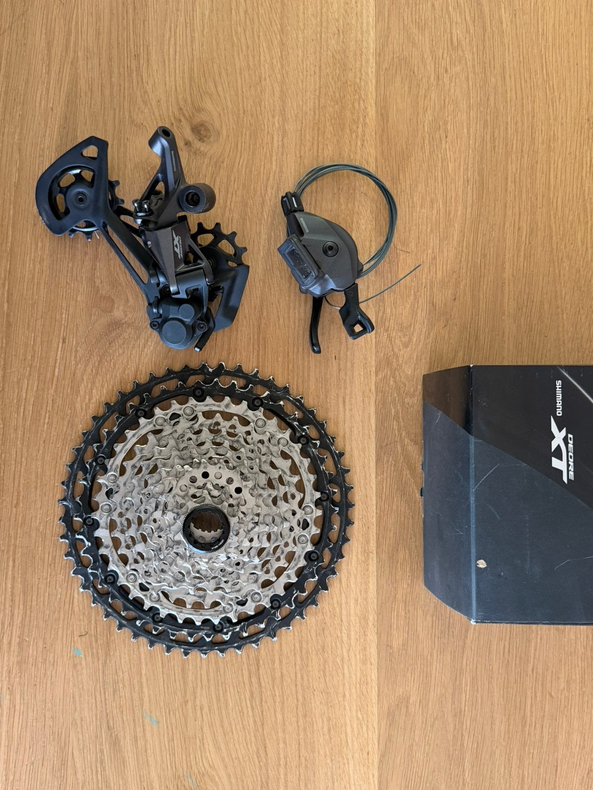 Shimano XT M8100 12 speed groepset, Fietsen en Brommers, Fietsonderdelen, Gebruikt, Overige materialen, Ophalen of Verzenden, Derailleur of Ketting