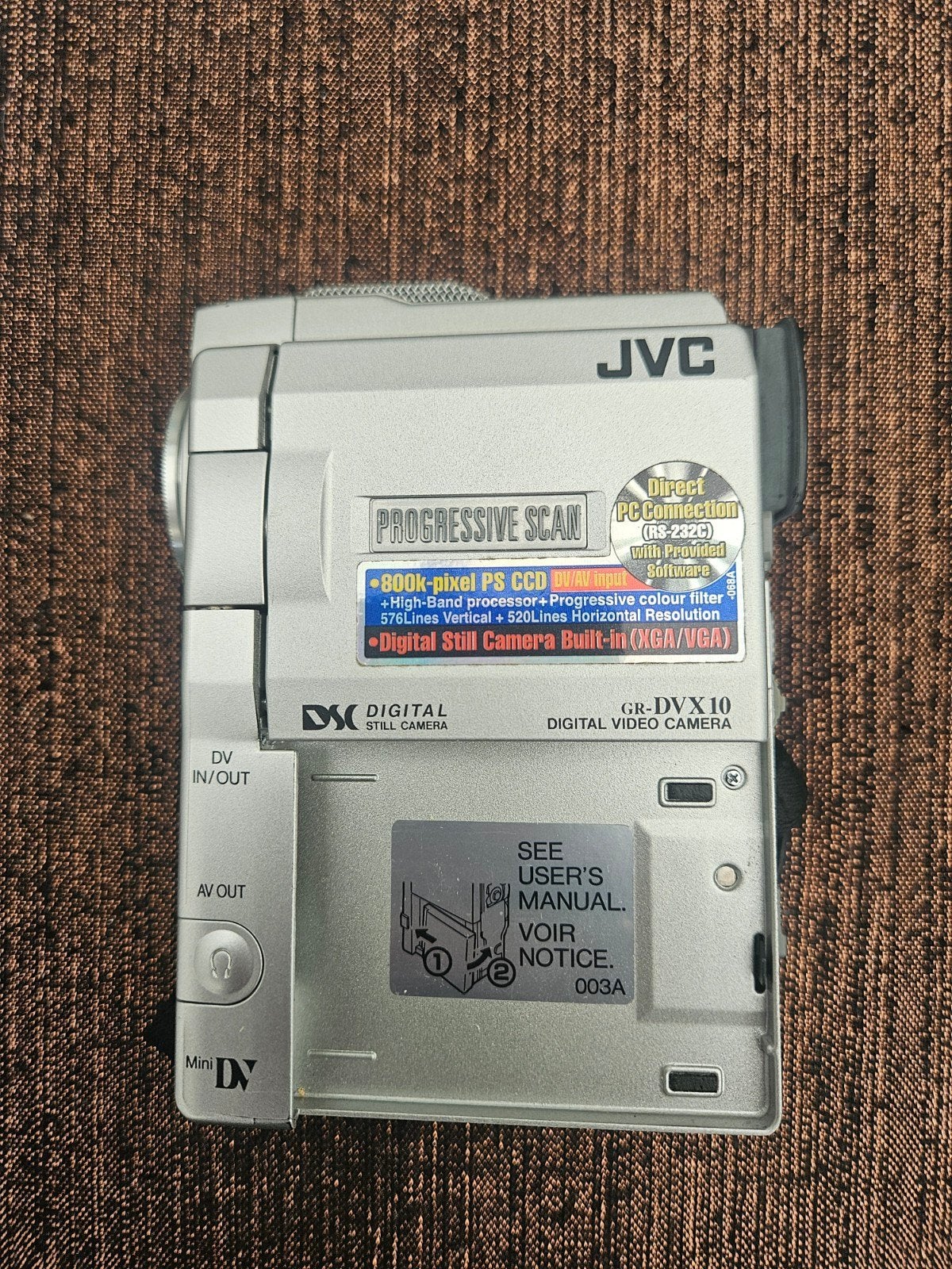 JVC GR-DVX10 Digitale Video Camera - Mini DV, Audio, Tv en Foto, Ophalen of Verzenden