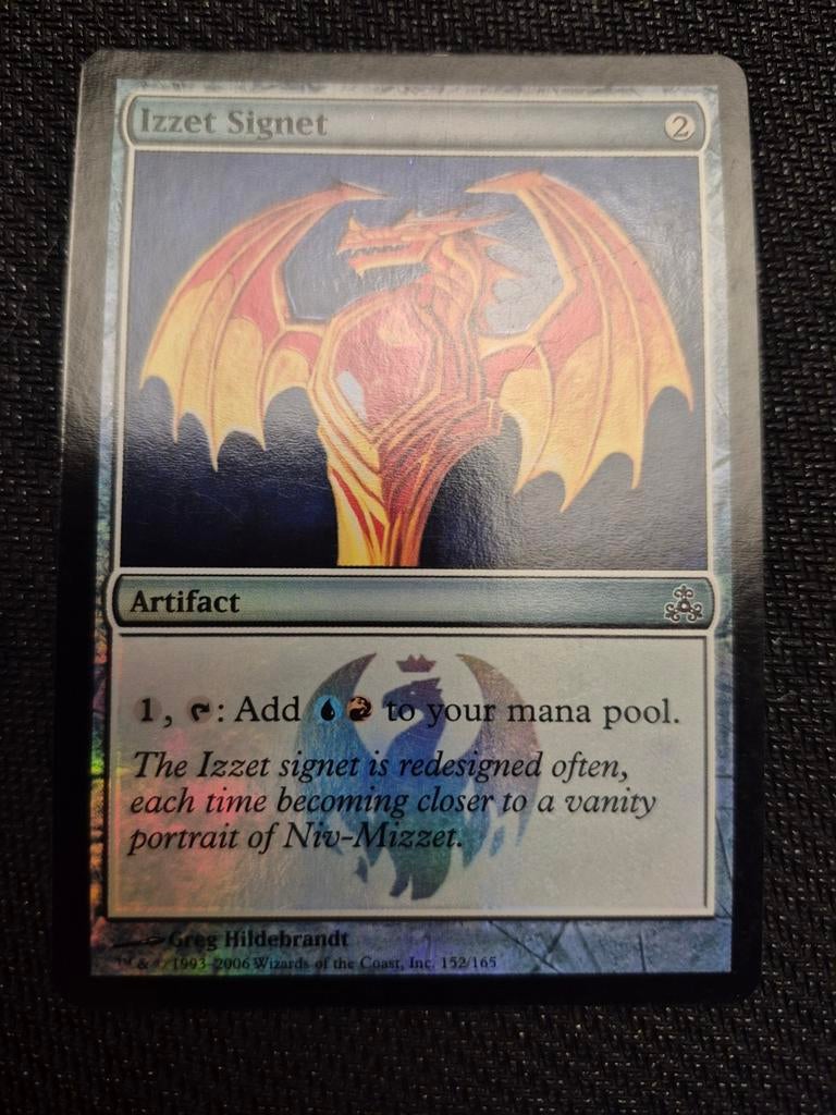 Foil izzet signet, Ophalen, Zo goed als nieuw, Foil