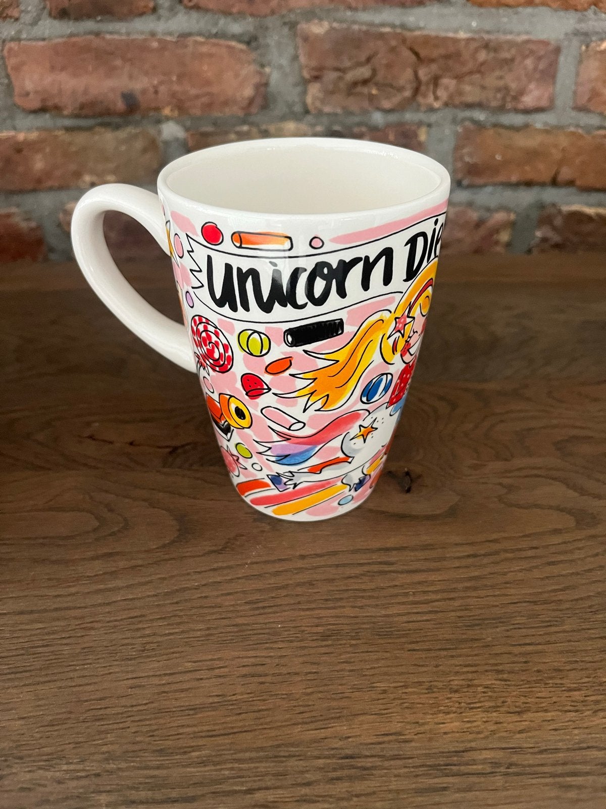 Unicorn mok - Kleurrijke beker met eenhoorn design, Overige typen, Nieuw, Steen/keramiek, Meerkleurig