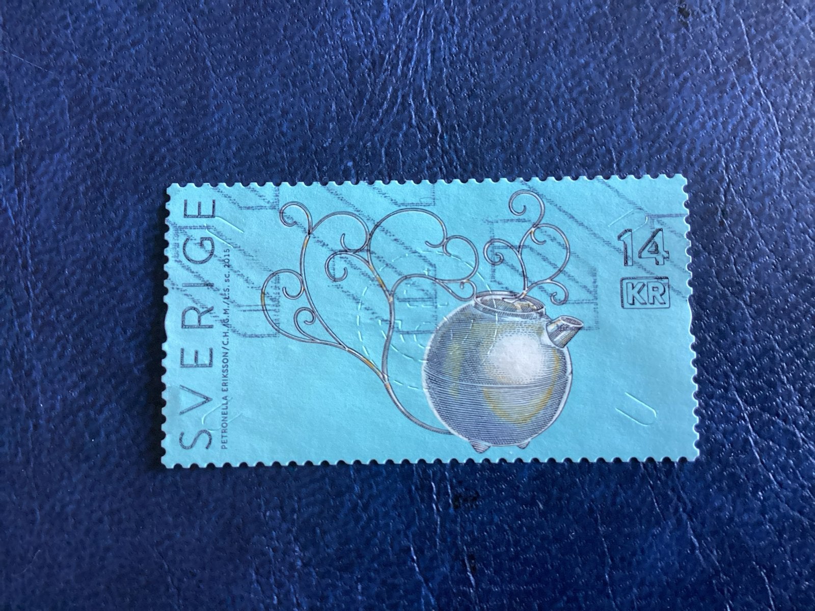 Zweden 2015- Mi.3085- 14 KR - Theepot design, Verzenden, Zweden, Gestempeld