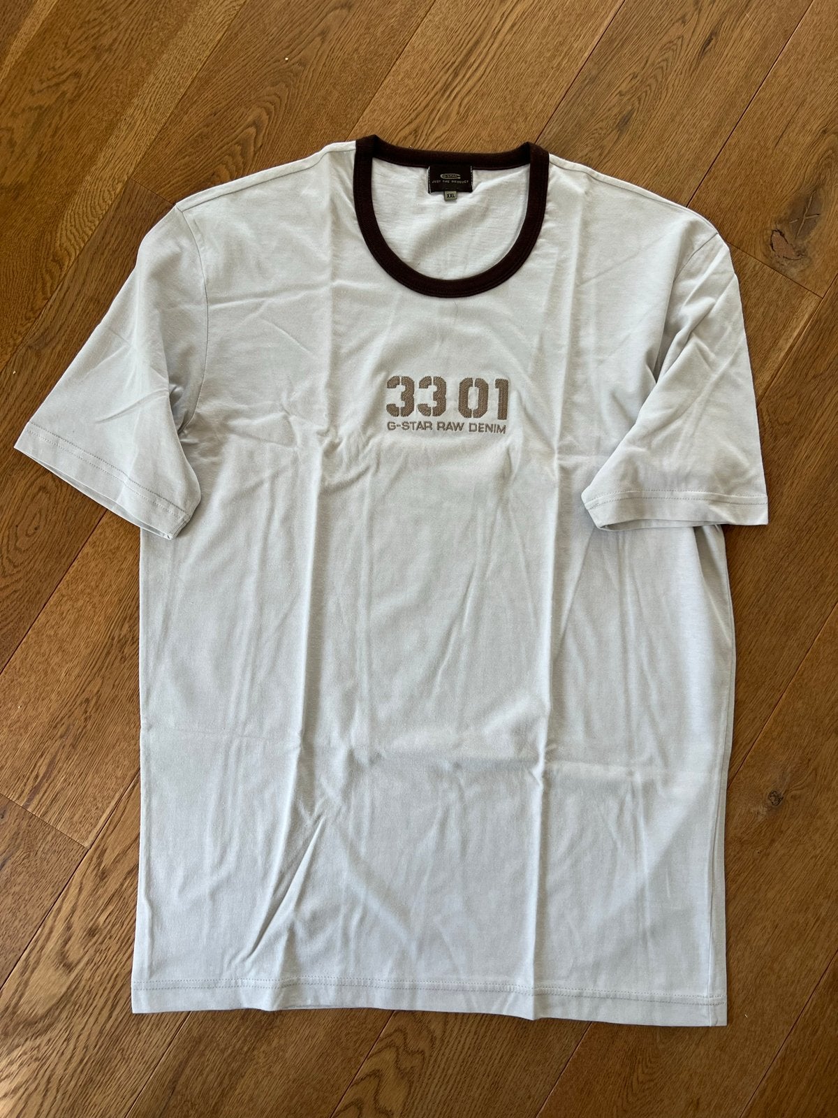 G-Star Raw Denim T-shirt - Maat XXL - Zo goed als nieuw, Ophalen of Verzenden, Zo goed als nieuw, Maat 56/58 (XL), Grijs