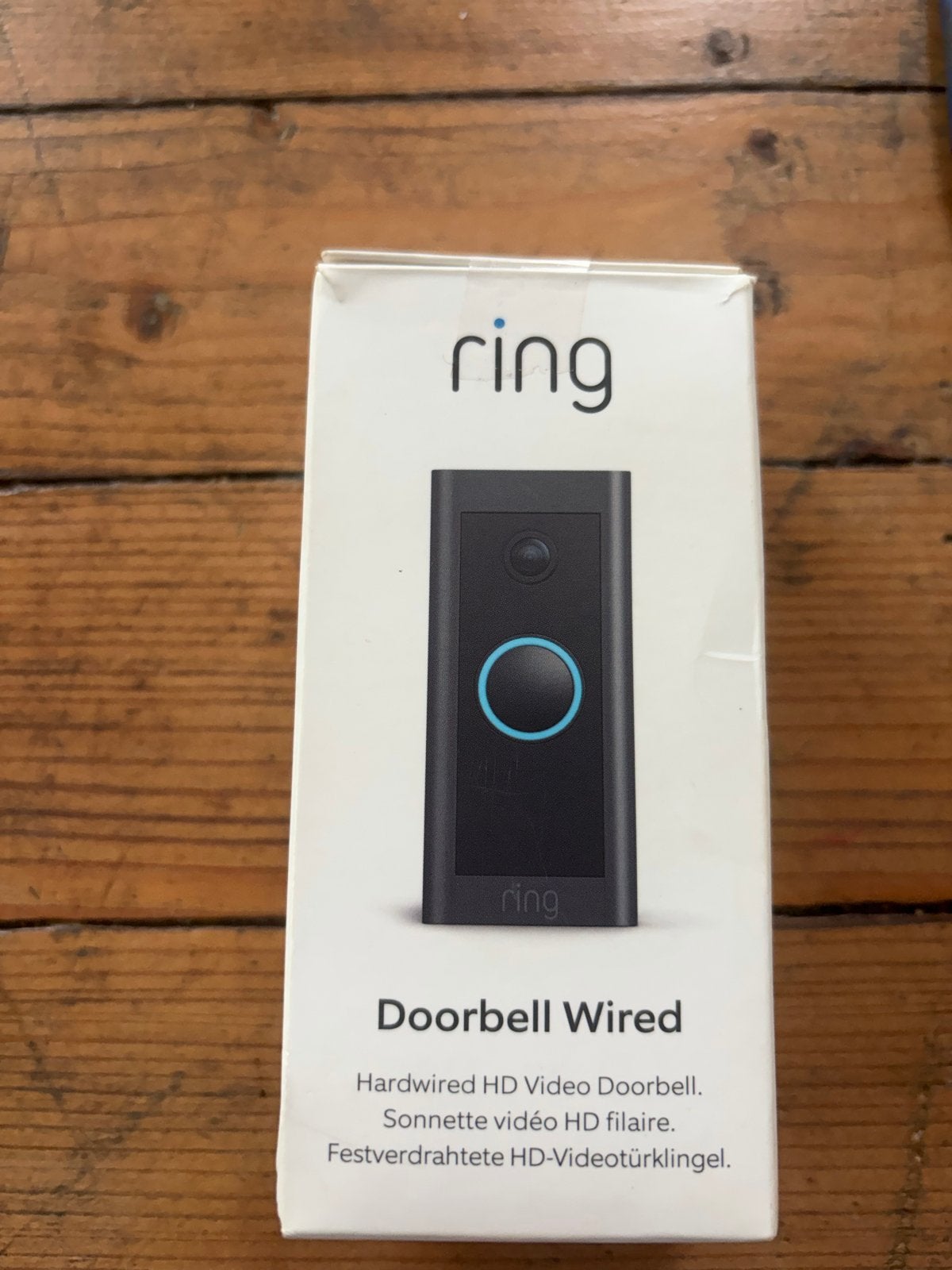 Ring Doorbell Wired - Slimme videodeurbel, Beweging, Overige typen, Ophalen of Verzenden, Zo goed als nieuw
