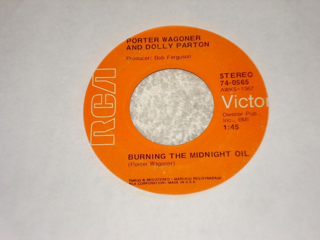 Dolly Parton  Burning The Midnight Oil   Usa    Orgineel, Originele persing, Ophalen of Verzenden, Zo goed als nieuw, Country en Western