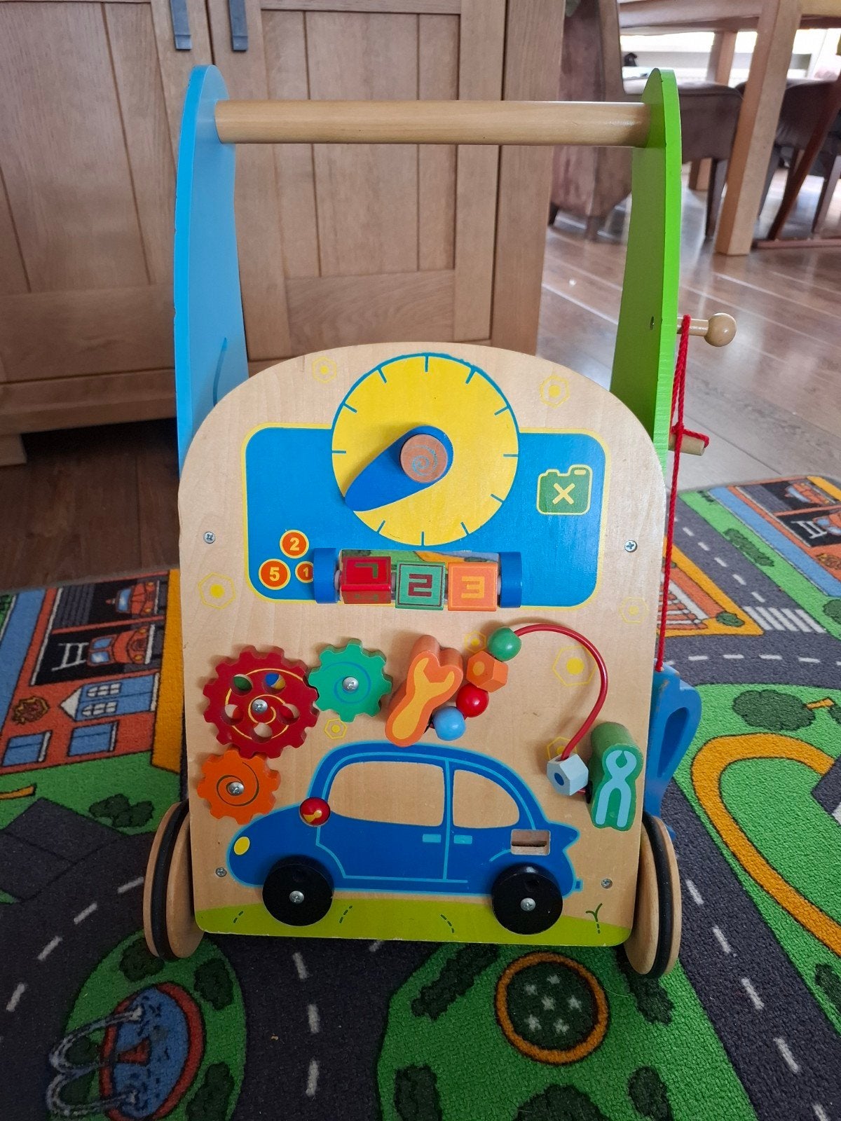 Loopwagen, Ophalen, Gebruikt, Hout