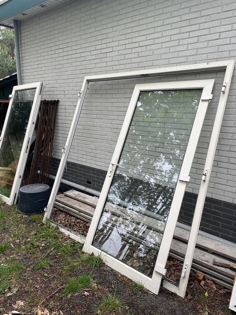 Tuindeuren kunstof, Ophalen, Kunststof, Gebruikt, 80 tot 100 cm