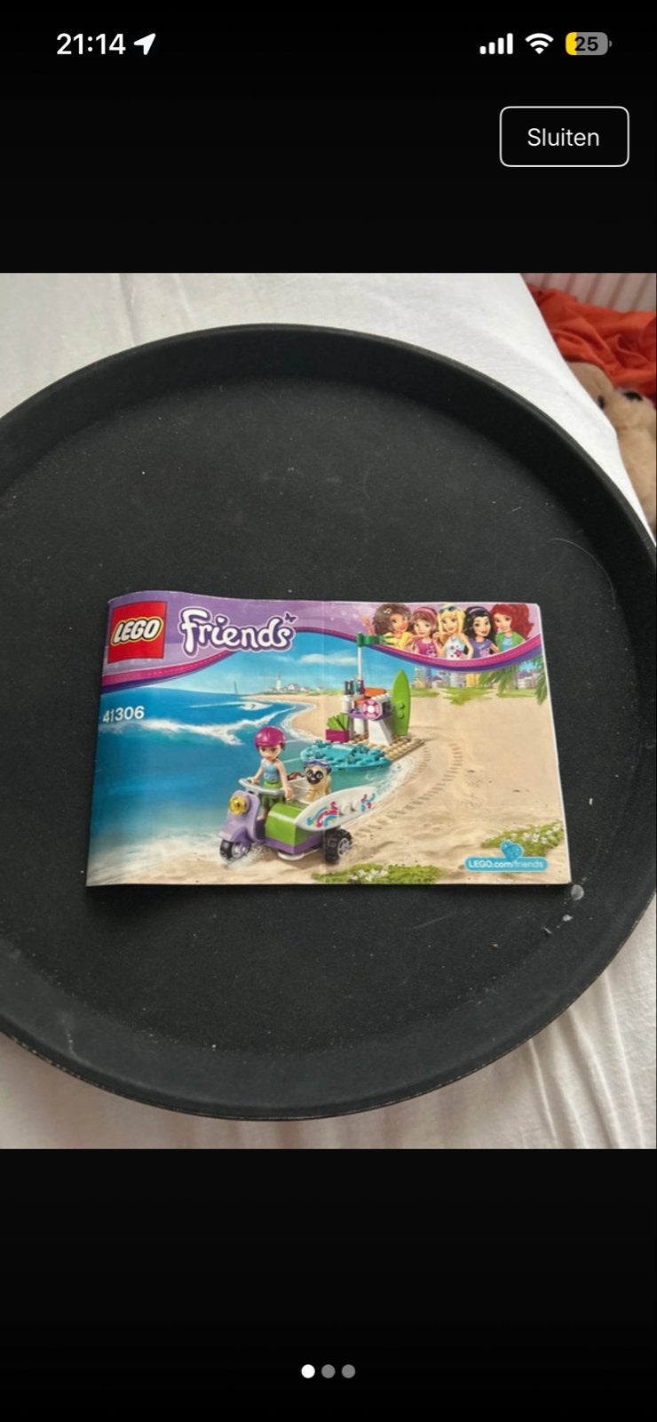 Lego Friends 41306 Mia's Strandscooter - Complete set, Gebruikt, Lego, Friends, Ophalen of Verzenden