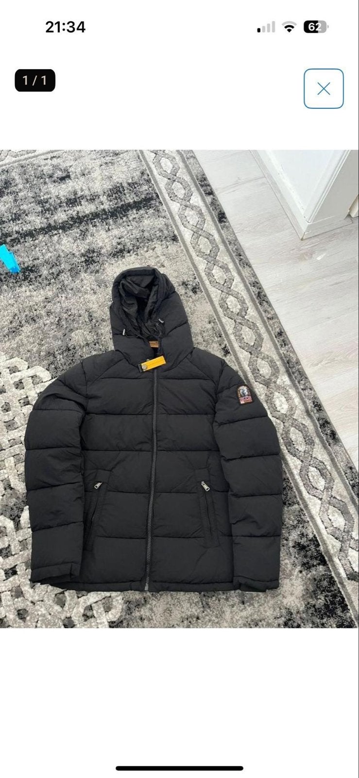 Parajumpers heren winterjas - Zwart - Maat L, Ophalen of Verzenden, Nieuw, Maat 52/54 (L), Zwart