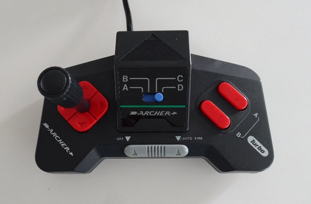 Archer Turbo Controller voor Atari / Sega / MSX / Amstrad, Spelcomputers en Games, 1 speler, Ophalen, Zo goed als nieuw, Vanaf 3 jaar