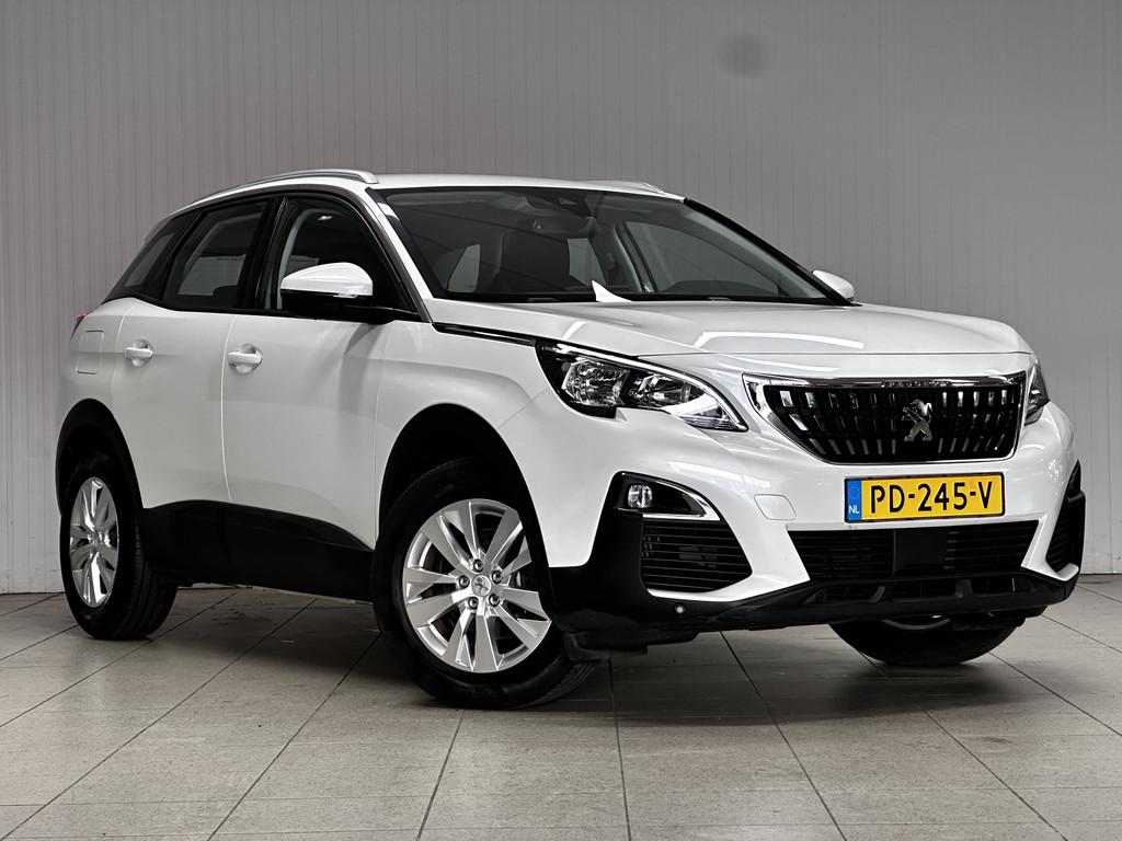 Peugeot 3008 1.2 PureTech Active/ D-Riem verv: 81.000 KM!/ T, Stof, Gebruikt, 1199 cc, Wit