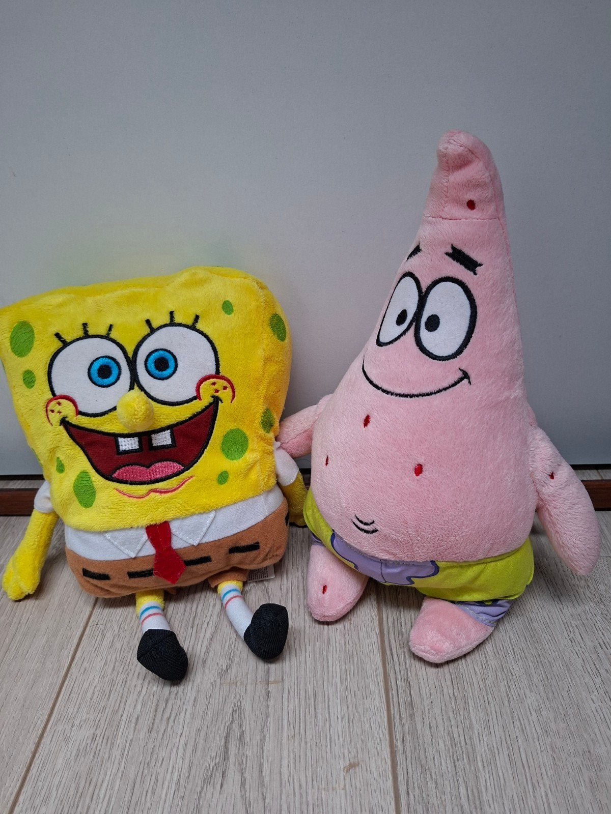 SpongeBob en Patrick knuffels - Zo goed als nieuw, Overige merken, Overige typen, Ophalen of Verzenden, Zo goed als nieuw