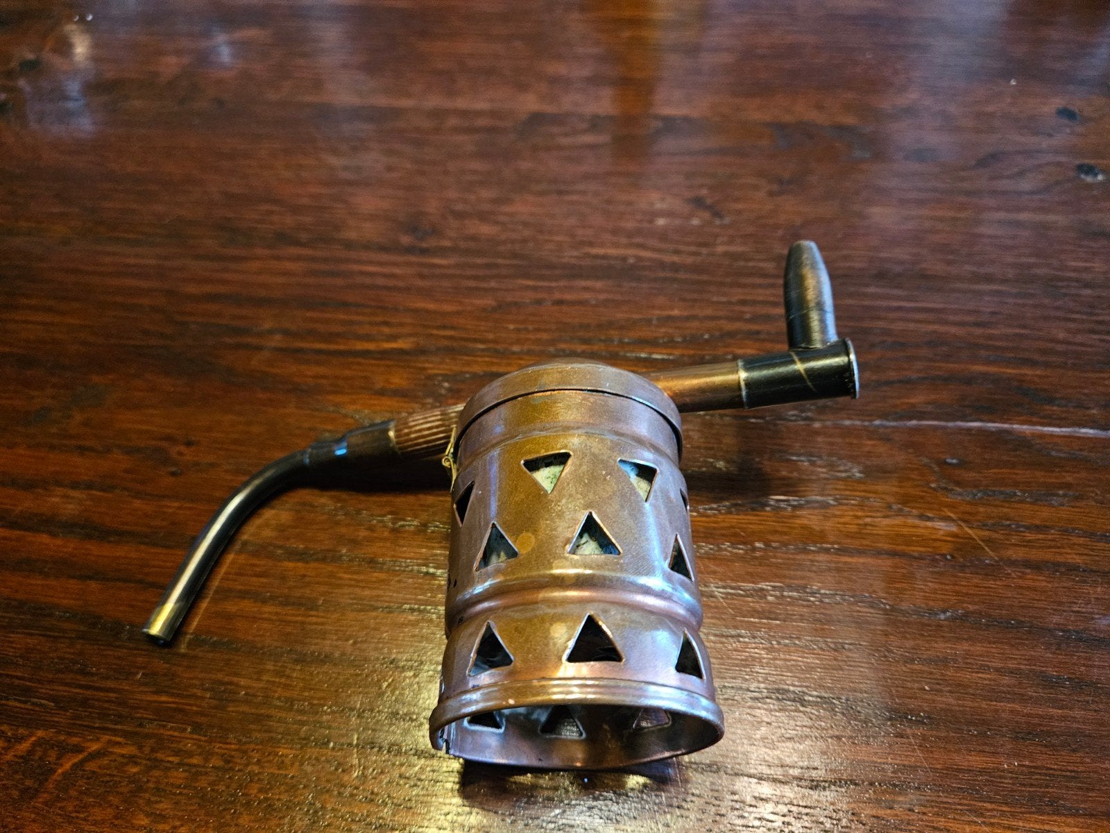 Antieke Koperen Imkerpijp - Danthepijp, Ophalen of Verzenden, Koper