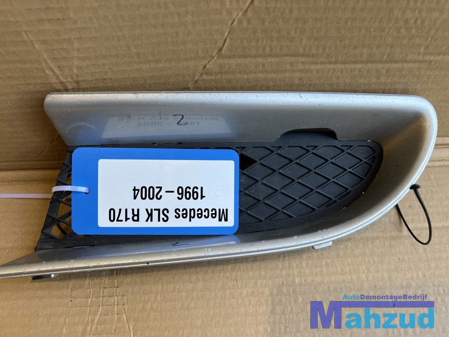 Mercedes SLK R170 Links grijs zilver bumper rooster 1996-200, Gebruikt, Mercedes-Benz AG, Mercedes-Benz, Ophalen of Verzenden