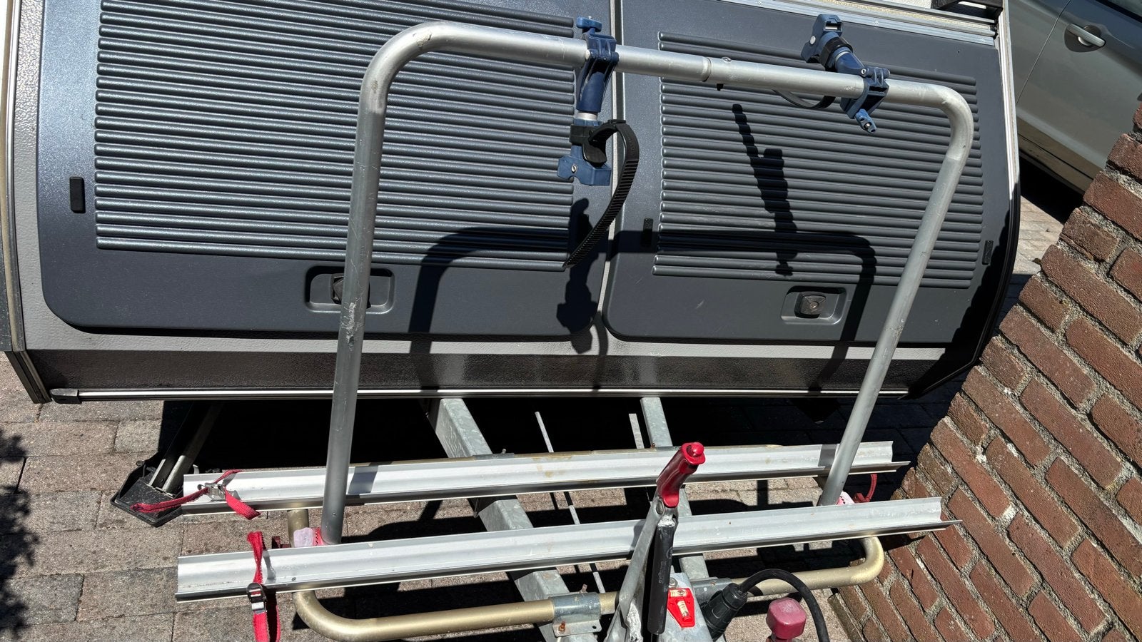 Fietsenrek dissel Kip Kompakt tot 35 kg, Ophalen, 2 fietsen, Gebruikt, Fietsendrager-accessoire