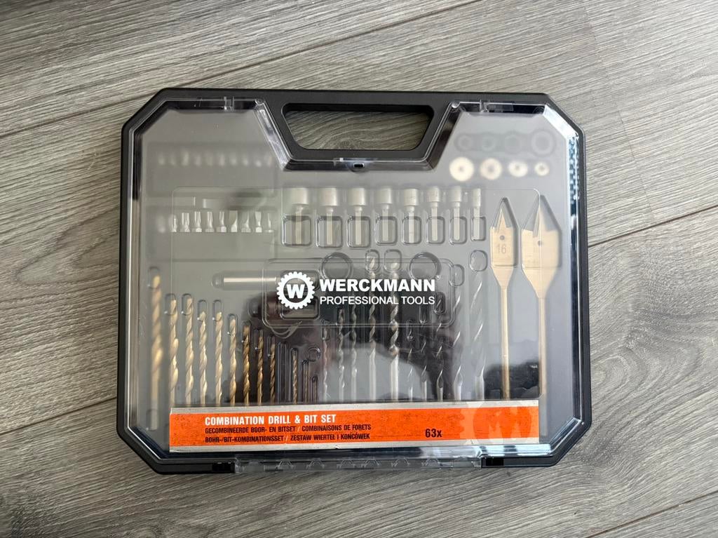 Combinaton drill & bit set, Ophalen