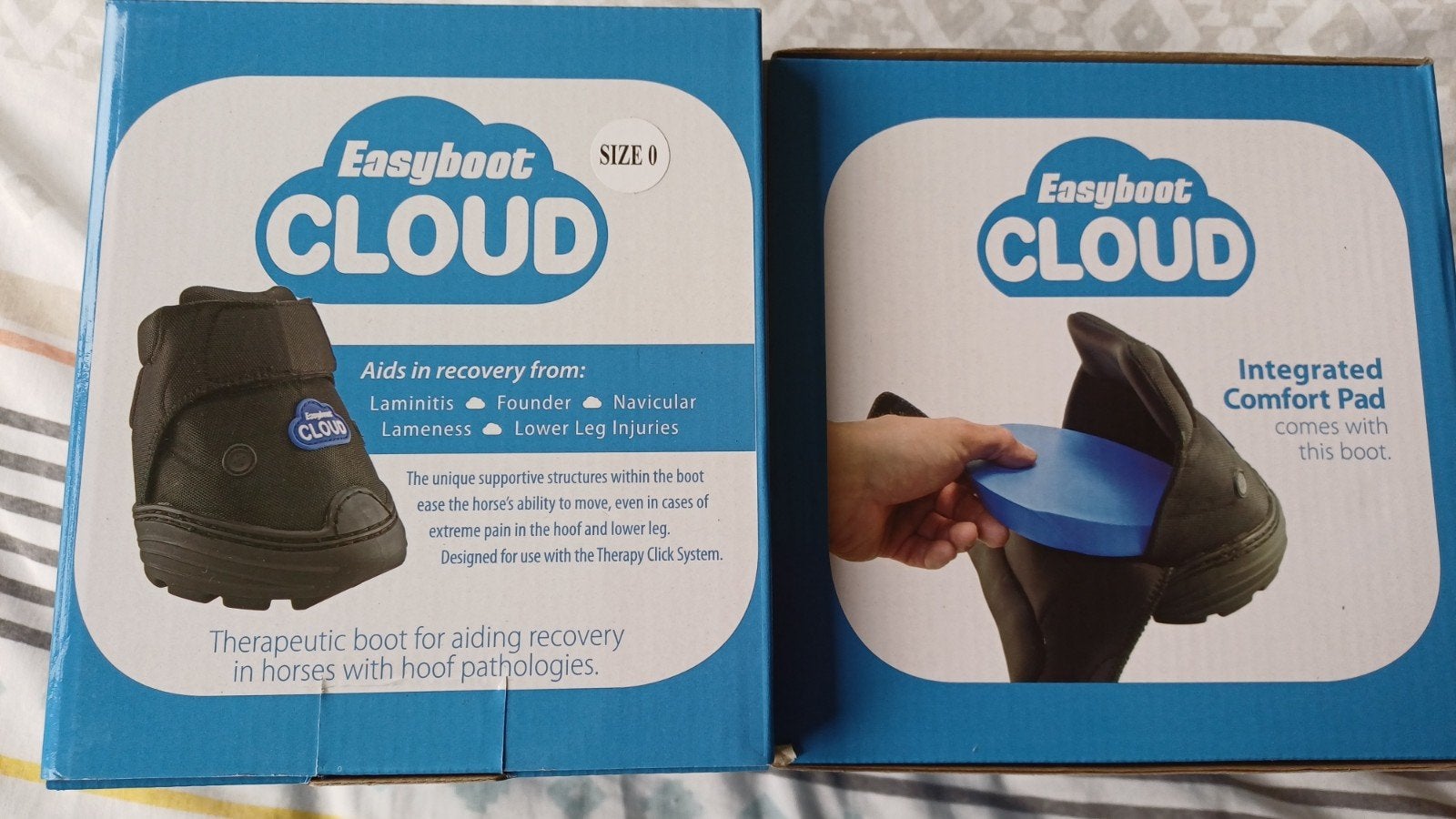 Easyboot Cloud hoefschoenen maat 0, Dieren en Toebehoren, Verzenden, Anatomisch gevormd, Zo goed als nieuw, Overige maten