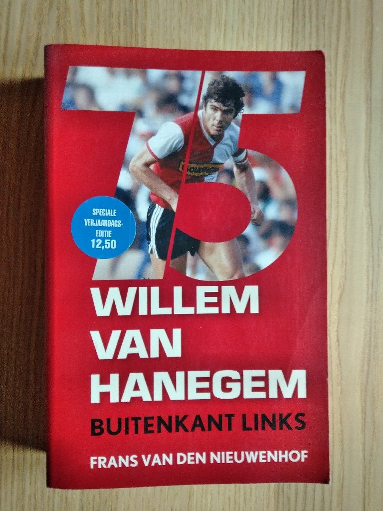 Willem van Hanegem, buitenkant links, Ophalen of Verzenden, Zo goed als nieuw, Balsport, Frans van den Nieuwenhof